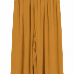 Calça pantalona mostarda