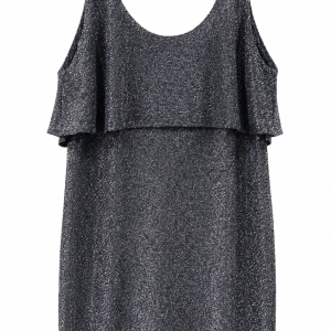 Vestido feminino com brilho