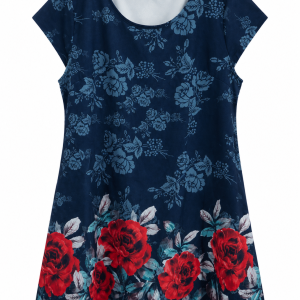 Vestido feminino estampado floral