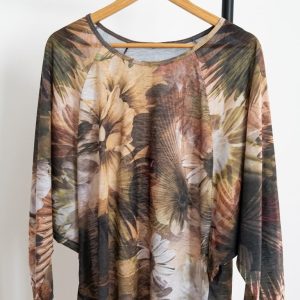 Blusa Ampla Manga Morcego