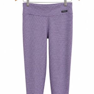 Legging fitness feminina na cor lilás